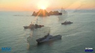 [해군제공] 광복 70주년 맞아 독도로 출동한 해군 기동부대